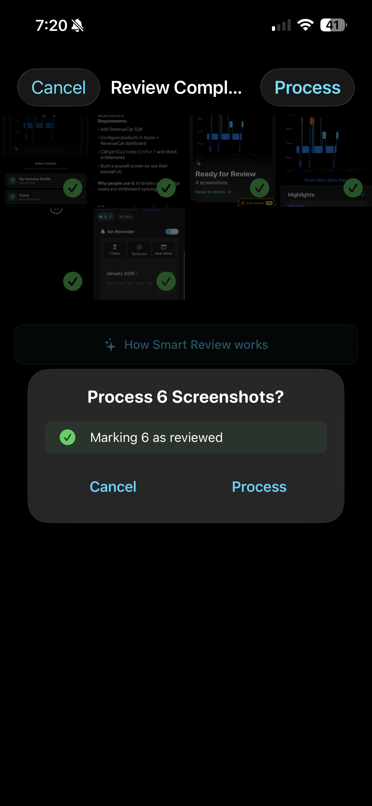 Review and approve AI suggestions
